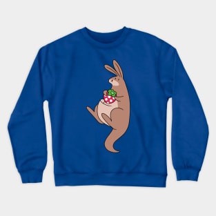 Strawberry Kangaroo Crewneck Sweatshirt